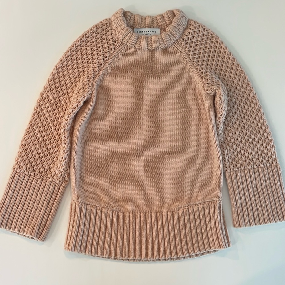 Athleta Derek Lam IOC Village Chunky Bell Sleeve Sweater XS Women’s